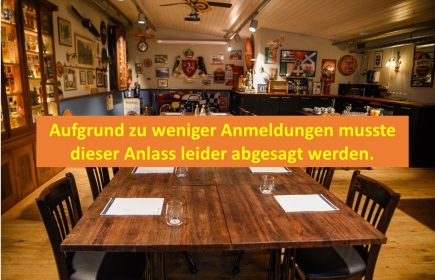 Die rustikale und gemütliche Tynwald Tavern im Restaurant im Speck